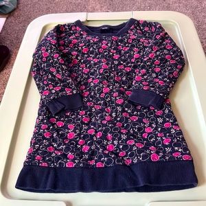 Baby Gap Print Sweater Dress 3T